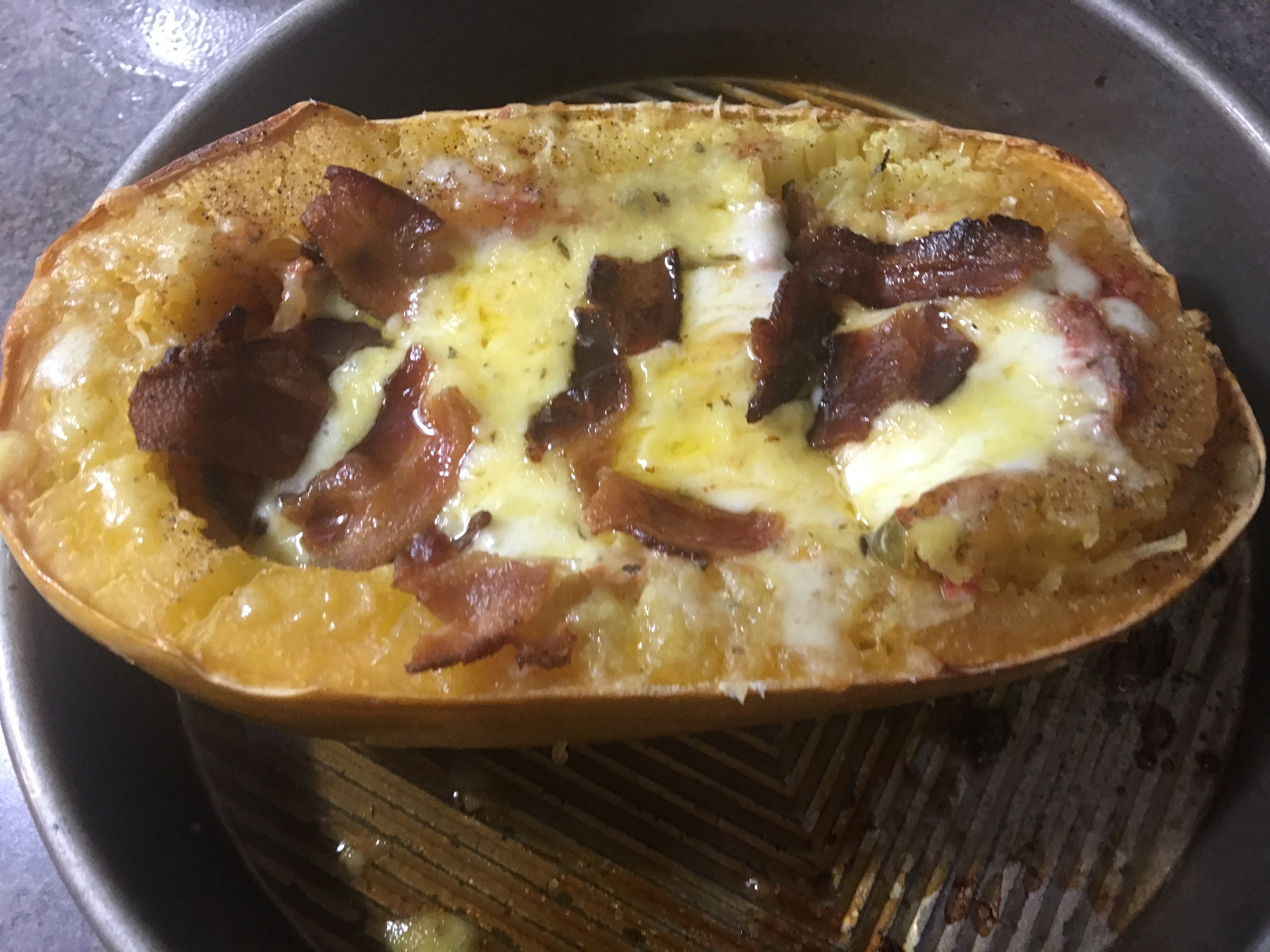 BAKED SPAGHETTI SQUASH