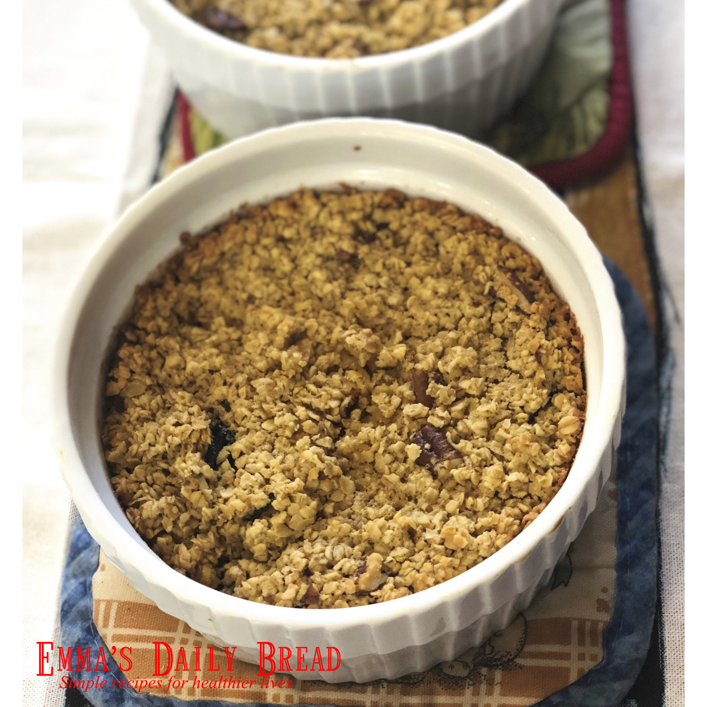 Baked Oatmeal With Figs & Pecans