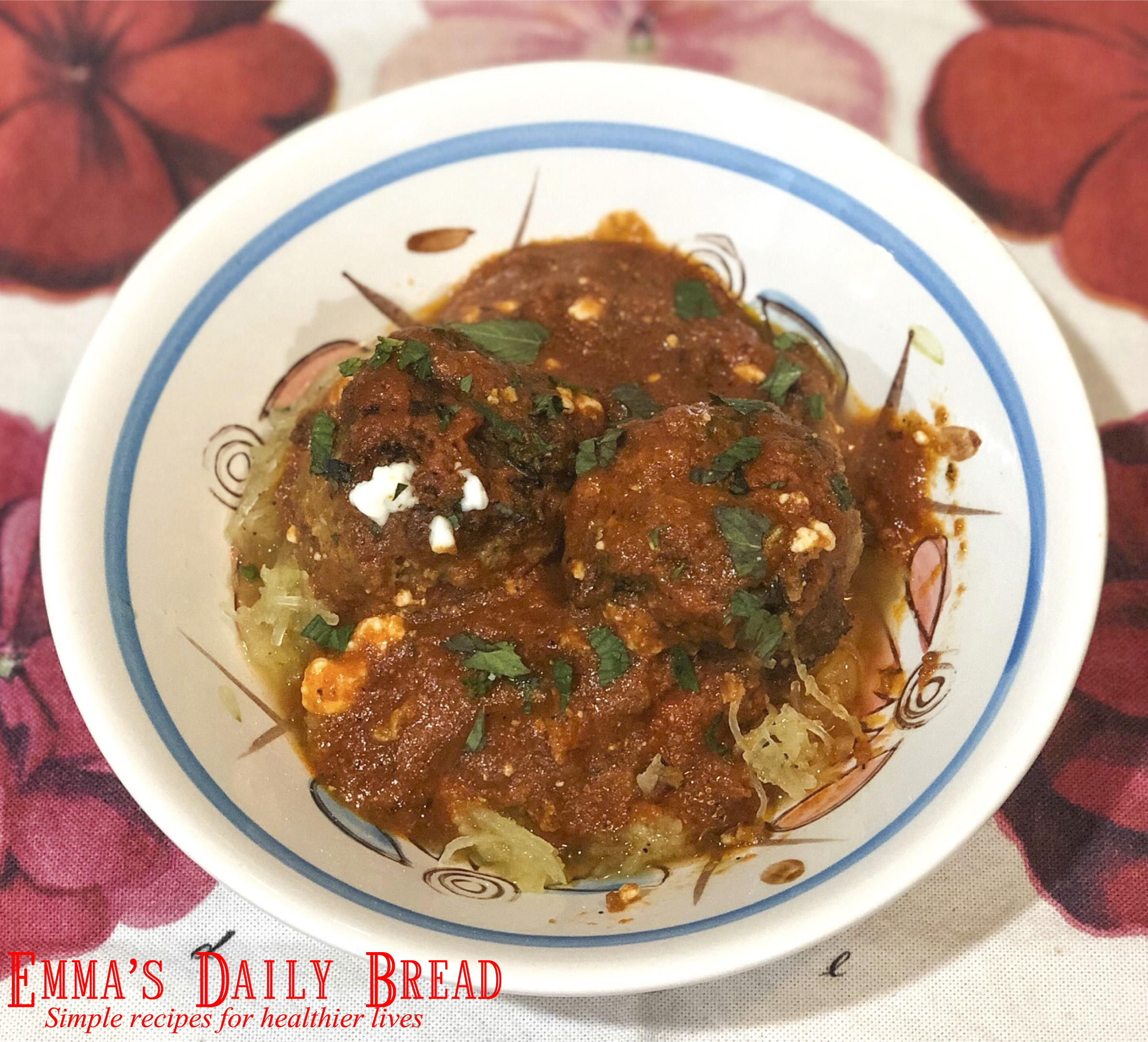 Lamb Meatballs With Moroccan Inspired Tomato Sauce