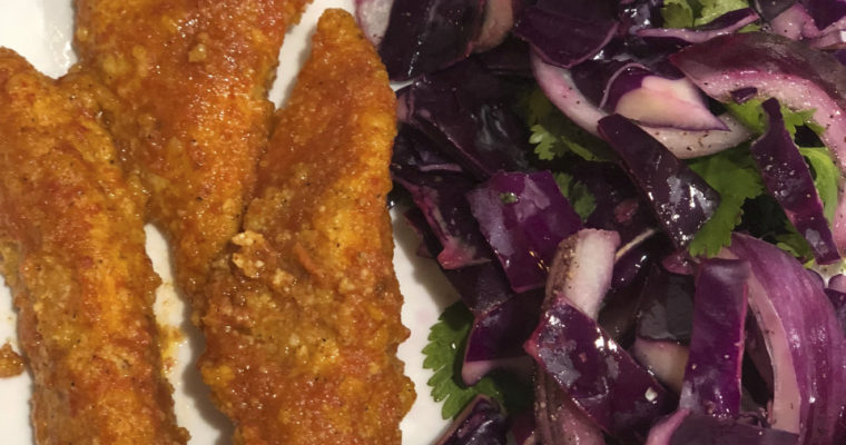 Gluten Free Spicy, Baked Chicken Strips