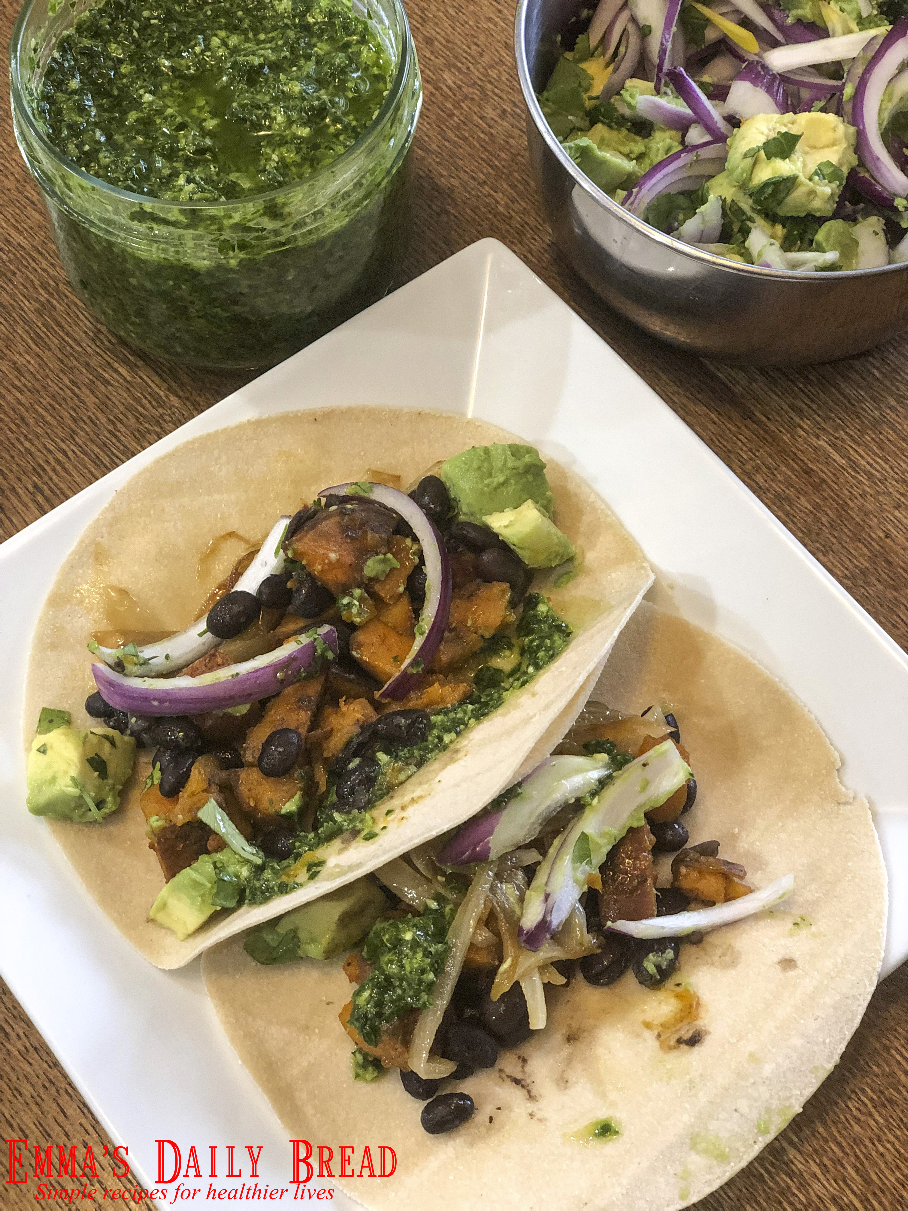 Sweet Potato & Black Bean Tacos