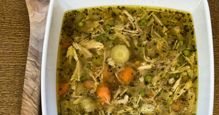 Leftover Thanksgiving Turkey Veggie Soup