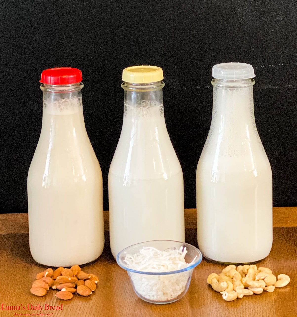 Almond, Coconut & Cashew Milk