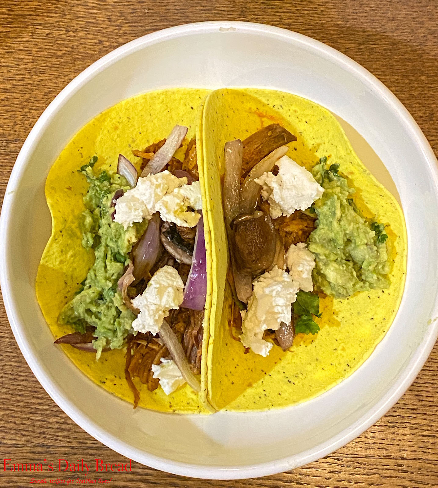 Goat Cheese Pork Tacos