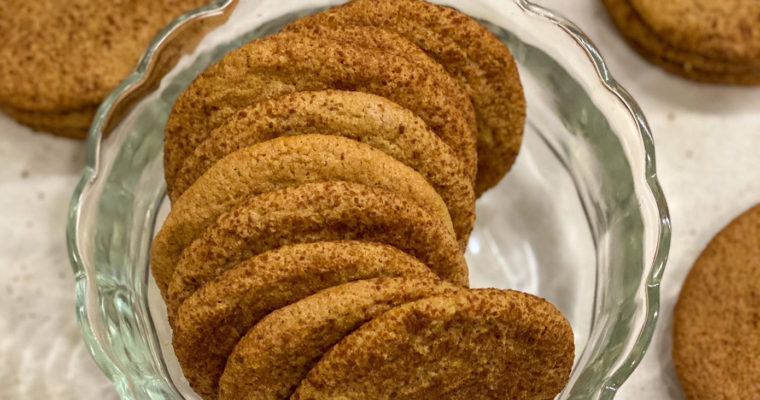 Chewy Almond Butter Cookies