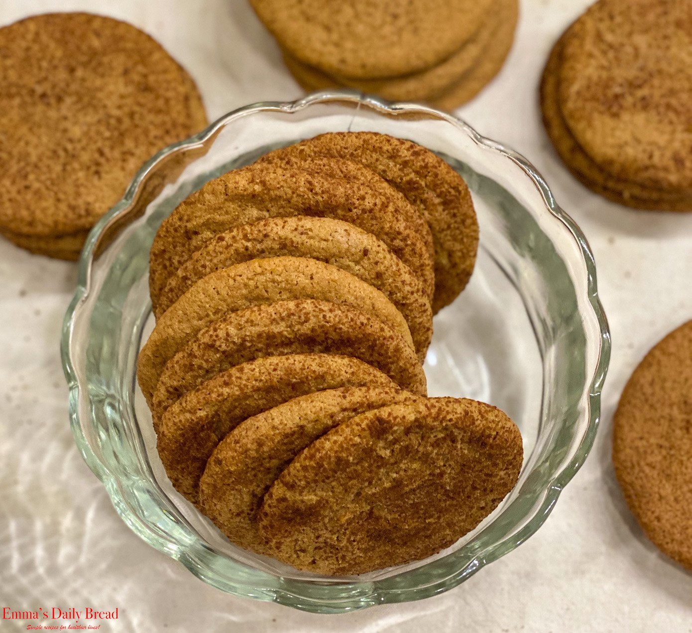 Chewy Almond Butter Cookies